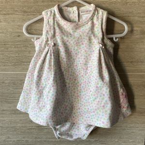 12m Pastel floral dress/bubble romper